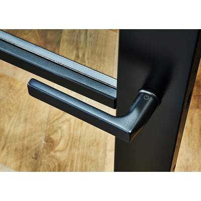 Manhattan Charlton Matt Black Handle-LPD Doors-Ultra Building Supplies