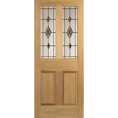 Oak Malton Smoked ABE Lead Glass Pack - All Sizes-LPD Doors-Ultra Building Supplies