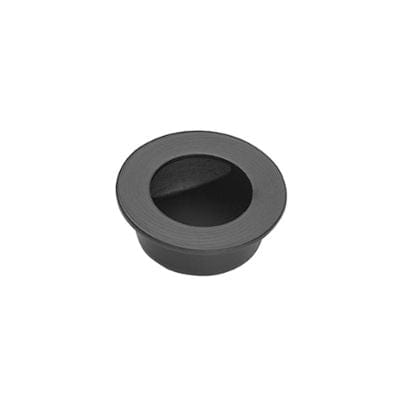 Pisces Matt Black Pocket Door Finger Pull Handle-LPD Doors-Ultra Building Supplies