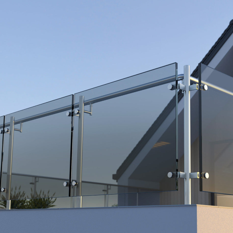 10mm Grey Tinted Glass Toughened Balustrade Panels-Ultra Building Supplies-Ultra Building Supplies