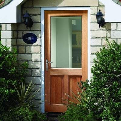 2XG Hardwood M&T 1 Unglazed Light Panel External Door - All Sizes-LPD Doors-Ultra Building Supplies