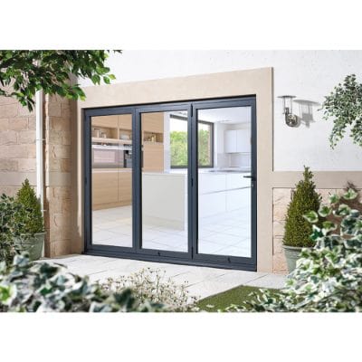 ALuvu Anthracite Grey Folding Sliding External Door - 2095mm x 3595mm-LPD Doors-Ultra Building Supplies