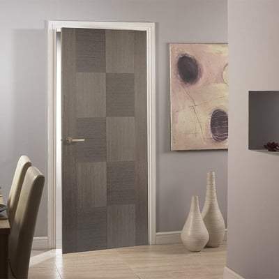 Apollo Chocolate Grey Pre-Finished Interior Fire Door FD30 - All Sizes-LPD Doors-Ultra Building Supplies