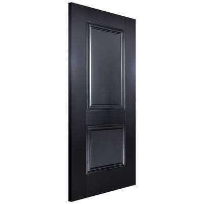 Arnhem Black Primed 2 Panel Interior Fire Door FD30 - All Sizes-LPD Doors-Ultra Building Supplies