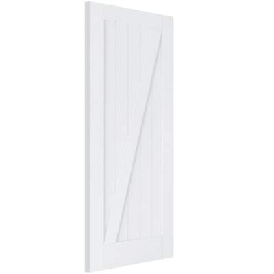 Barn White Primed Interior Door - All Sizes-LPD Doors-Ultra Building Supplies