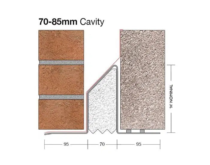 Birtley cavity steel lintel 1800mm 70mm-Birtley-Ultra Building Supplies