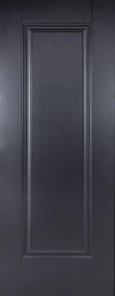 Eindhoven Black Primed 1 Panel Interior Door - All Sizes
