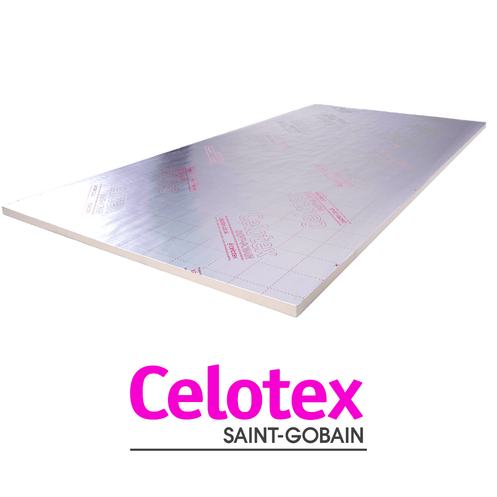 Celotex 100mm GA4100 2.4m x 1.2m | 100mm Celotex-Celotex-Ultra Building Supplies
