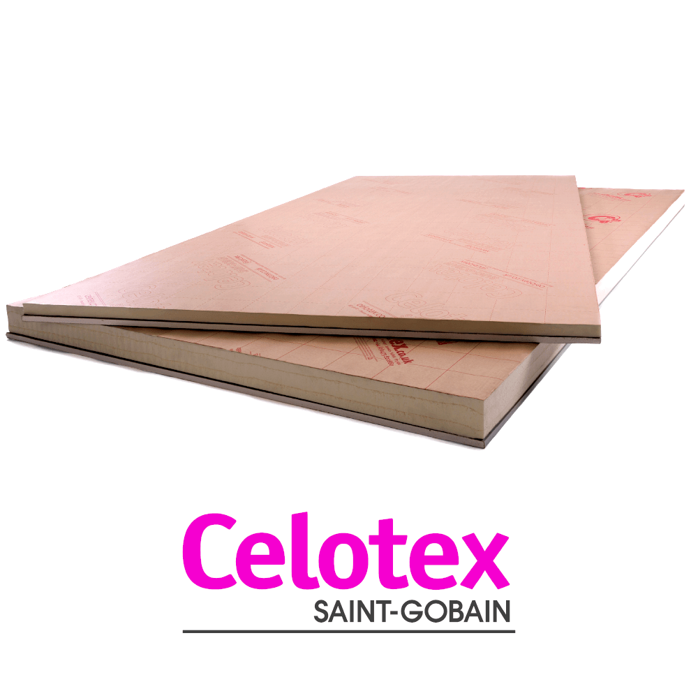 Celotex PL4000 Insulated Plasterboard (All Sizes) 2.4m x 1.2m-Celotex-Ultra Building Supplies