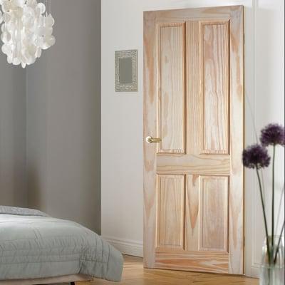 Clear Pine 4 Panel Interior Door - All Sizes-LPD Doors-Ultra Building Supplies