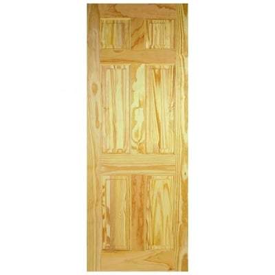 Clear Pine 6 Panel Interior Door - All Sizes-LPD Doors-Ultra Building Supplies