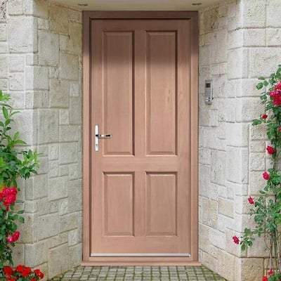 Colonial Hardwood M&T 4 Panel External Door - All Sizes-LPD Doors-Ultra Building Supplies