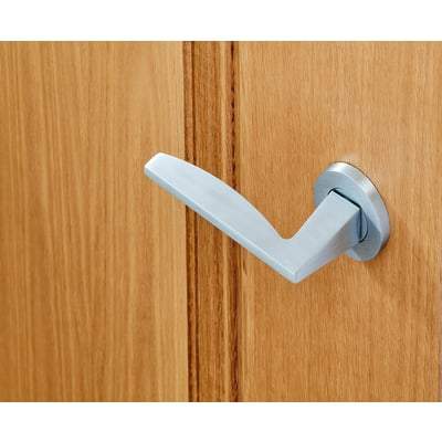 Crux Satin Chrome Handle Hardware Pack-LPD Doors-Ultra Building Supplies