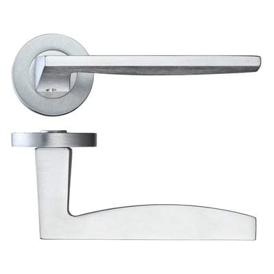 Crux Satin Chrome Handle Hardware Pack-LPD Doors-Ultra Building Supplies