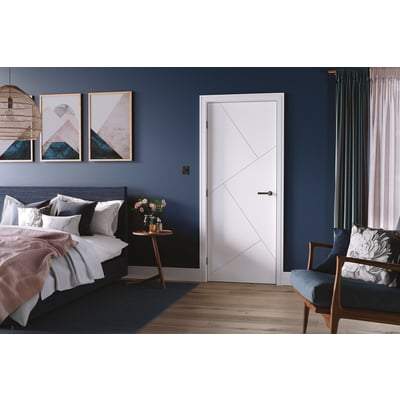 Dover White Primed Interior Door - All Sizes-LPD Doors-Ultra Building Supplies
