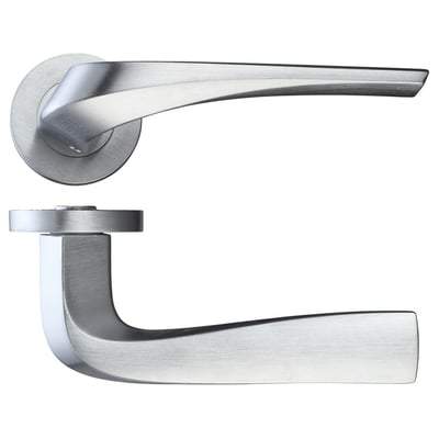 Draco Satin Chrome Handle Hardware Pack-LPD Doors-Ultra Building Supplies