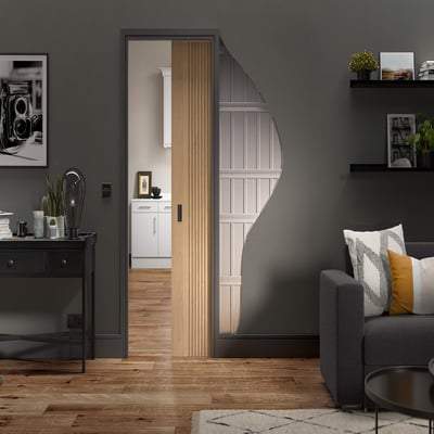 Flusso Pocket Door Single Set Interior Door - All Sizes-LPD Doors-Ultra Building Supplies