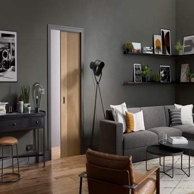 Flusso Pocket Door Single Set Interior Door - All Sizes-LPD Doors-Ultra Building Supplies