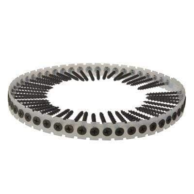 Forgefix Collated Black Phosphate Drywall Screws Coarse Thread (Box of 1000) - All Sizes-Forgefix-Ultra Building Supplies