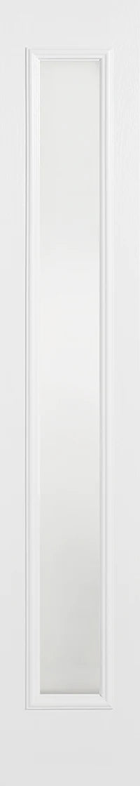 GRP Pre-Finished 1 Double Glazed Frosted Light Panel Sidelight 2032mm x 356mm - All Colours