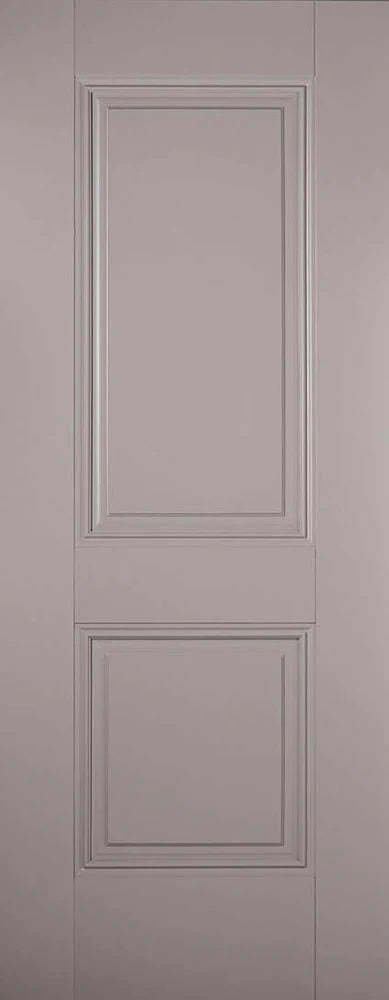 Arnhem Grey Primed 2 Panel Interior Fire Door FD30 - All Sizes