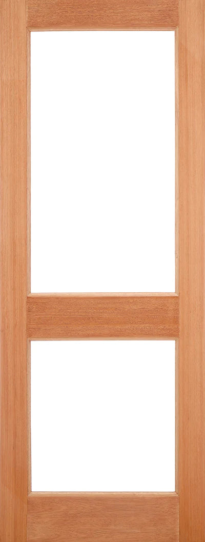 2XGG Hardwood M&T 2 Unglazed Light Panels External Door - All Sizes