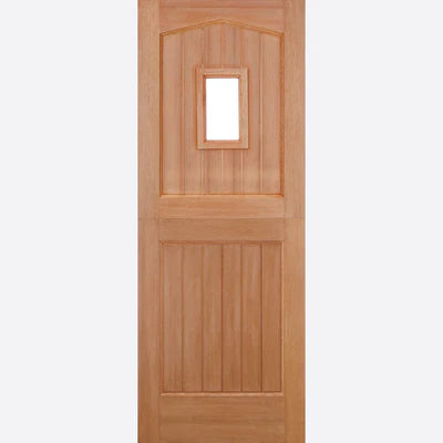 Stable Hardwood M&T 1 Unglazed Light Panel External Door - All Sizes