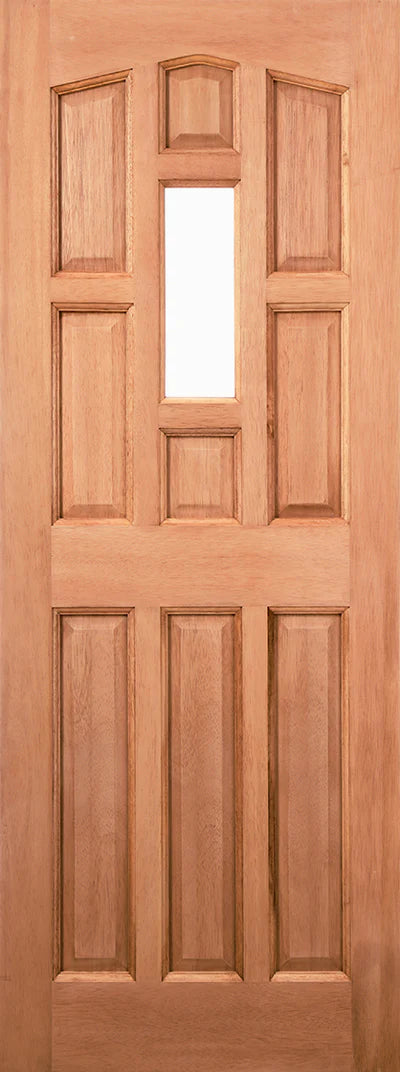 York Hardwood M&T 1 Unglazed Light Panel External Door - All Sizes