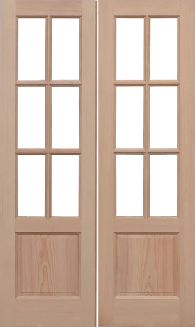 Hemlock GTP2P 12 Unglazed Light Panels Pair External Doors - All Sizes