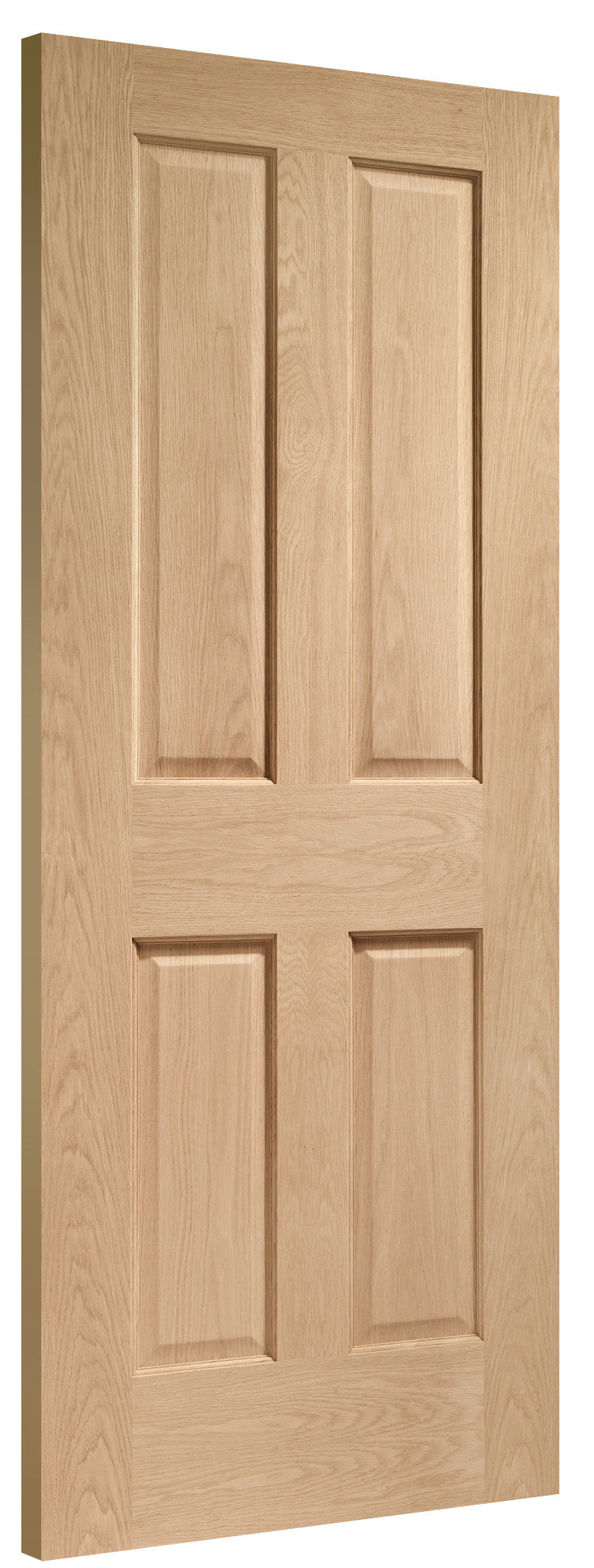 Internal Oak Victorian 4 Panel Fire Door