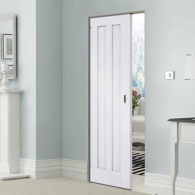 Idaho White Primed 3 Panel Interior Fire Door FD30 - All Sizes-LPD Doors-Ultra Building Supplies