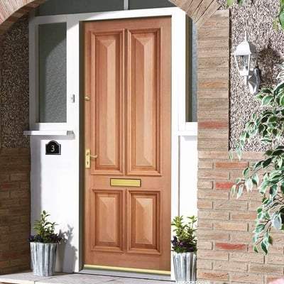 Islington Hardwood M&T External Door - All Sizes-LPD Doors-Ultra Building Supplies