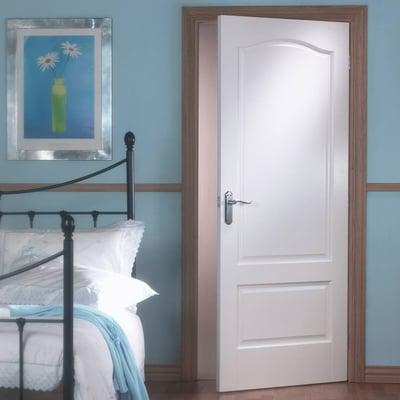 Kent White Primed 2 Panel Interior Door - All Sizes-LPD Doors-Ultra Building Supplies