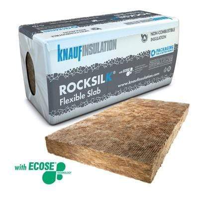 Knauf Rocksilk Flexible Slab (All Sizes) 1200mm x 600mm-Knauf-Ultra Building Supplies