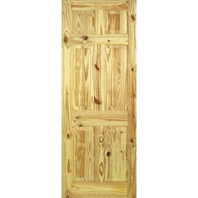 Knotty Pine 6 Panel Interior Door - All Sizes-LPD Doors-Ultra Building Supplies