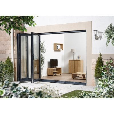 LPD ALuvu Anthracite Grey Folding Sliding External Door - All Sizes-LPD Doors-Ultra Building Supplies