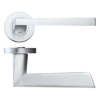 Lyra Satin Chrome Handle Hardware Pack-LPD Doors-Ultra Building Supplies