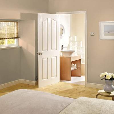 Mayfair Moulded White Primed Interior Door - All Sizes-LPD Doors-Ultra Building Supplies