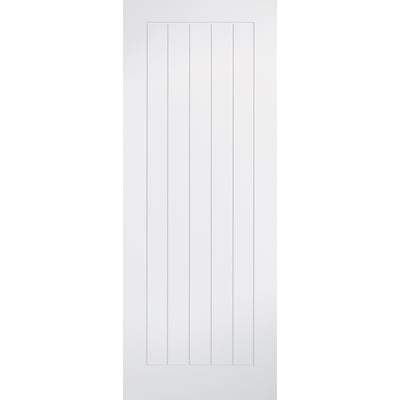 Mexicano White Primed Interior Fire Door FD30 - All Sizes-LPD Doors-Ultra Building Supplies