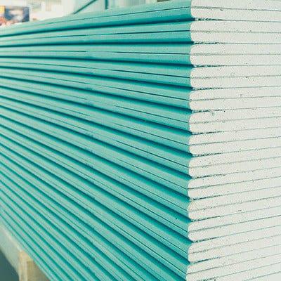 Moisture Resistant Plasterboard Tapered Edge (2.4m x 1.2m) - All Sizes-Gypfor-Ultra Building Supplies