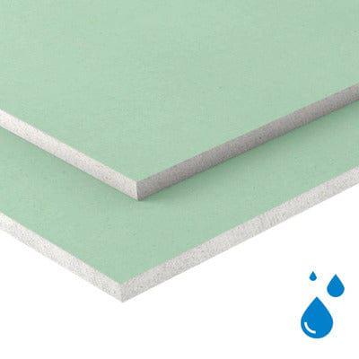 Moisture Resistant Plasterboard Tapered Edge (2.4m x 1.2m) - All Sizes-Gypfor-Ultra Building Supplies