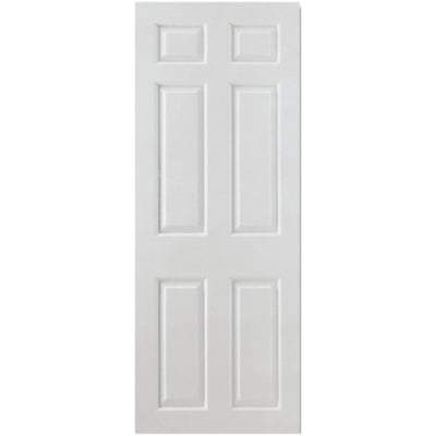 Moulded Smooth White Primed 6 Panel Interior Door - All Sizes-LPD Doors-Ultra Building Supplies