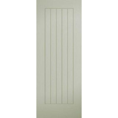 Norfolk French Sage Embossed Composite External Door - 2032mm x 813mm-LPD Doors-Ultra Building Supplies