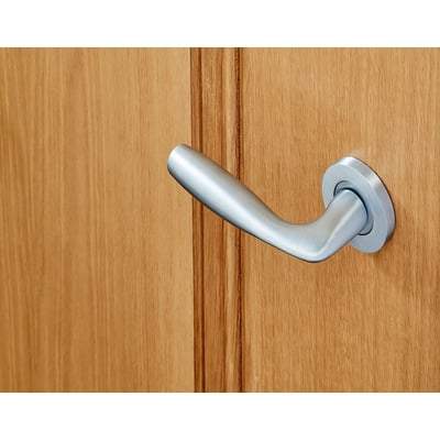 Norma Satin Chrome Handle Hardware Pack-LPD Doors-Ultra Building Supplies