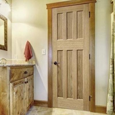 Oak 60's Style Panelled Un-Finished Internal Fire Door FD30 - All Sizes-LPD Doors-Ultra Building Supplies