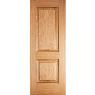 Oak Arnhem 2 Panel Pre-Finished Internal Fire Door FD30 - All Sizes-LPD Doors-Ultra Building Supplies