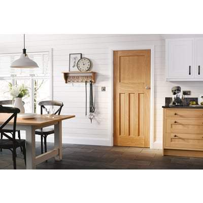 Oak DX 30's Style Un-Finished Internal Door - All Sizes-LPD Doors-Ultra Building Supplies