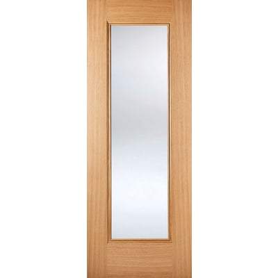 Oak Eindhoven Pre-Finished Glazed Internal Door - All Sizes-LPD Doors-Ultra Building Supplies