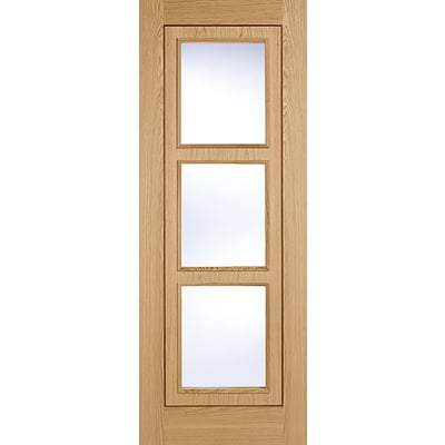 Oak Inlay 3 Light Panel Pre-Finished Internal Door - All Sizes-LPD Doors-Ultra Building Supplies