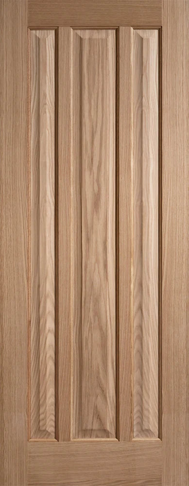 Oak Kilburn 3 Panel Un-Finished Internal Door - All Sizes